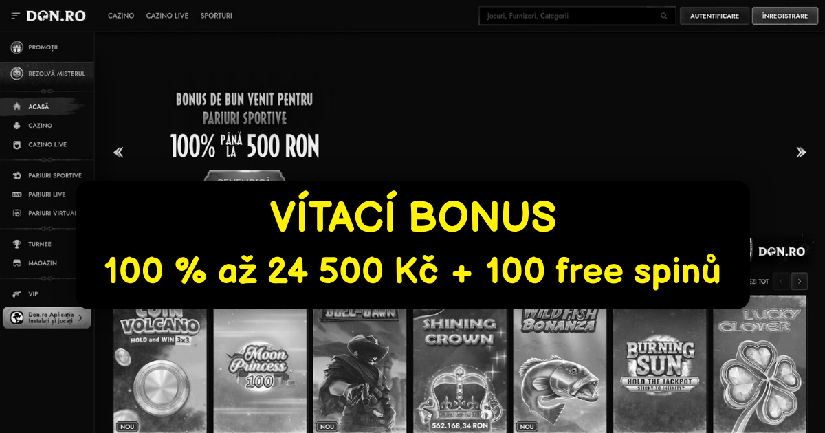 Don Casino - Nejlepší Online Automaty & Bonusy | Česko