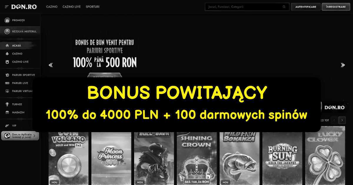 Don Casino - Najlepsze sloty online i ogromne bonusy | Polska